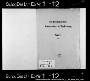 Streit des Joachim von Staffhorst zu Bokeloh mit der Stadt Wunstorf wegen Anlage einer Schäferei zu Klein Heidorn