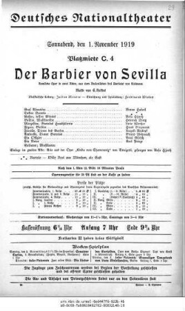 Der Barbier von Sevilla