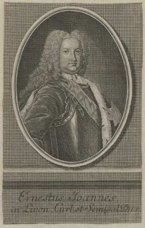 Bildnis des Ernestus Joannes, Herzog von Kurland