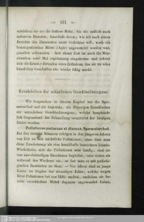 Krankheiten der männlichen Geschlechtsorgane