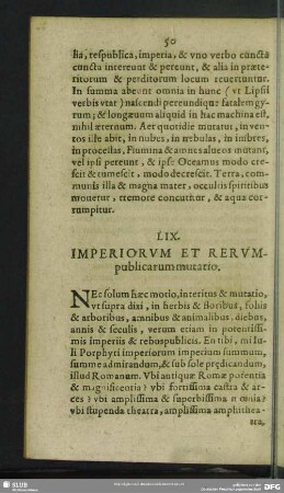 LIX. Imperiorum Et Rerum publicarum mutatio