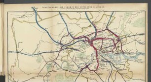 Tafel 6. Fahrplanmässiger Verkehr der Güterzüge in London.