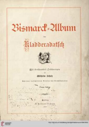 9: Kladderadatsch / Bismarck-Album: humorist.-satir. Wochenbl.