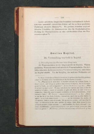 Zweites Kapitel. Die Verwandlung von Geld in Kapital
