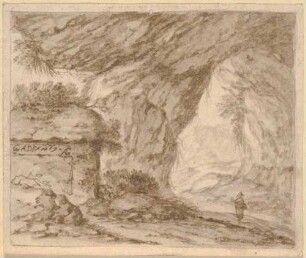 Hohe Höhle mit Grabtumba