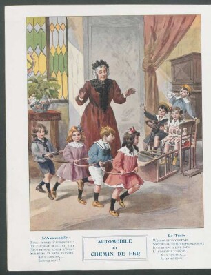 Tafel: Automobile et chemin de fer