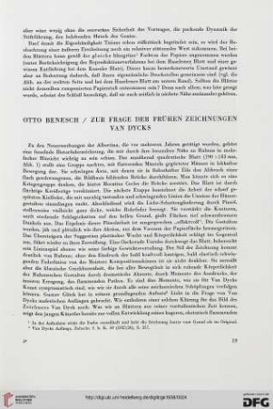 Zur Frage der frühen Zeichnungen van Dycks