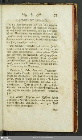 Sprachen der Europäer