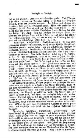 Analogie, (Aehnlichkeit, Gleichförmigkeit)