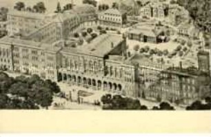Ansicht des Königlichen Joachimsthalschen Gymnasiums in Berlin-Wilmersdorf