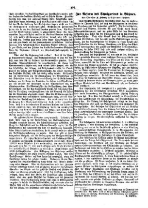 Zur Reform des Schulgartens in Böhmen