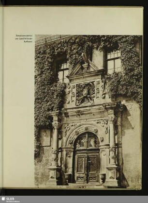 Renaissanceportal am Quedlinburger Rathause