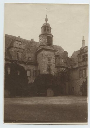 Schloss Weilburg, Weilburg: Ansicht, Detail Burghof