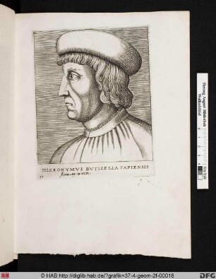 Hieronymus Buticella Papiensis.