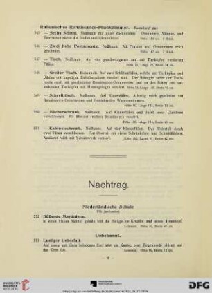 Nachtrag (Nr. 552-584)