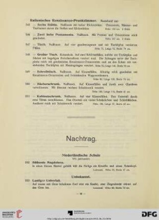 Nachtrag (Nr. 552-584)