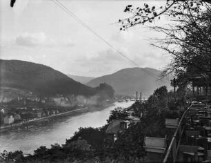 Die Elbe : Die Elbe in Ústí nad Labem (Aussig).