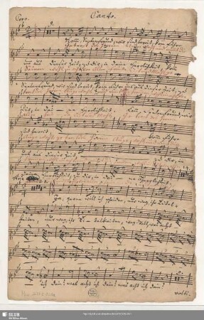 Komm Seelenfreund wir sind bereit - Mus.2477-E-528a : V (2), Coro, orch