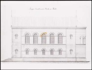 Johanniskirche, Berlin-Moabit Ergänzungsbauten: Seitenansicht