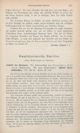 217-218 Empfehlenswerthe Schriften