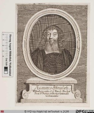 Bildnis Aegidius Strauch (II)