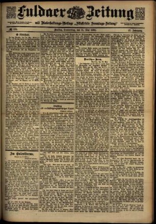 Ausgabe vom Donnerstag, den 31. Mai 1900.