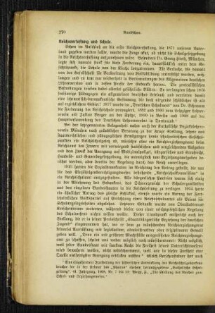 Reichsverfassung und Schule