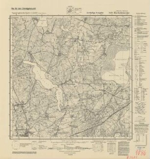 2482 Bischofswerder, Topographische Karte 1:25000 (4cm - Karte)