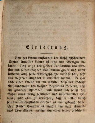 Sextus Aurelius Victor, 1