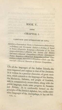 Chapter I. Language and literature of Java