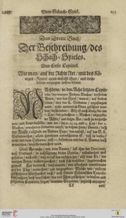 Das erste Kapittel