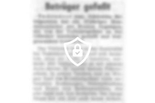 Betrüger gefaßt