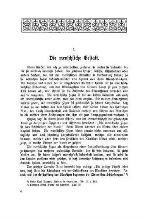 I. Die menschliche Gestalt