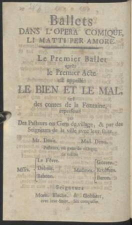 Ballets