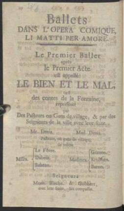 Ballets