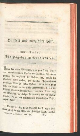 Hundert und vierzigster Heft.
