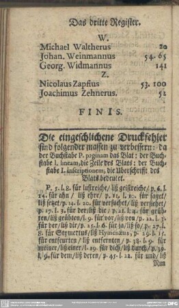 Die eingeschlichene Druckfehler sind folgender massen zu verbessern ...