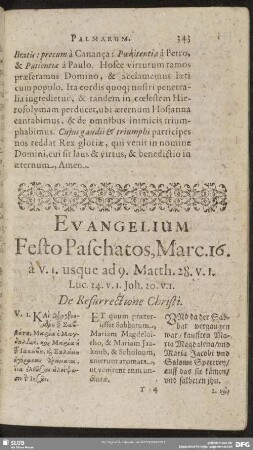 Evangelium Dominica Festo Paschatos