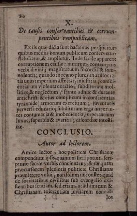 Conclusio. Autor ad lectorem.