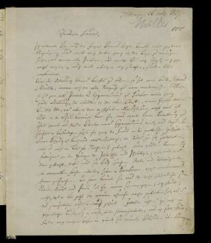 Bl. 14 - 15: Brief von Karl Otfried Müller an Christian Friedrich Elvers, Göttingen, 26.2.1837