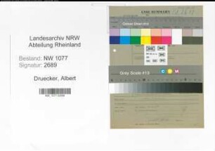 Entnazifizierung Albert Druecker , geb. 00.00.0000 (Bahnpolizist)