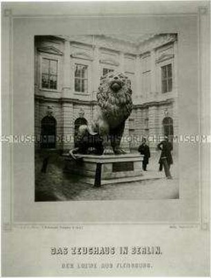 Der Idstedter Löwe im Hof des Berliner Zeughauses