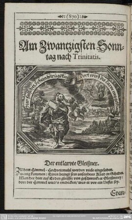Am Zwantzigsten Sonntag nach Trinitatis