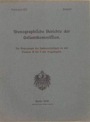 Bankenenquête 1908-1909