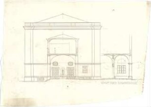 Hildebrand, Adolf von; München; Pinakotheken, Erweiterung - Schnitt, Eingangshalle (Schnitt)