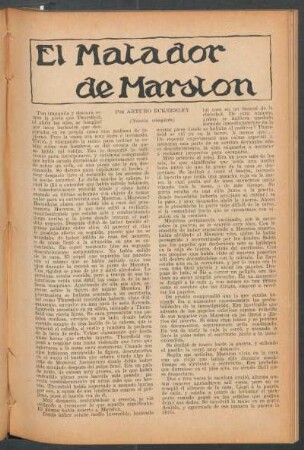 El matador de Marston