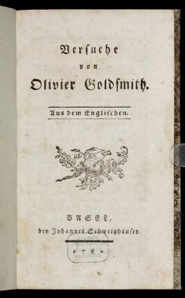 Versuche : Aus dem Englischen