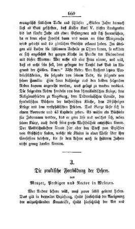Die praktische Fortbildung der Lehrer