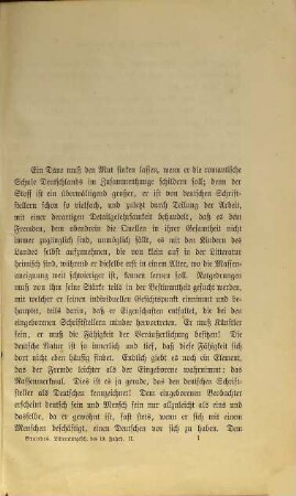 Die Litteratur des neunzehnten Jahrhunderts in ihren Hauptströmungen, 2. Die deutsche romantische Schule