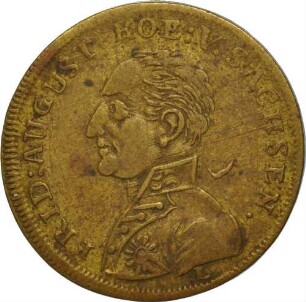 König Friedrich August I. - auf den Frieden von Paris